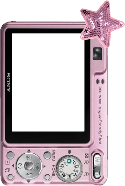 Pink digital camera